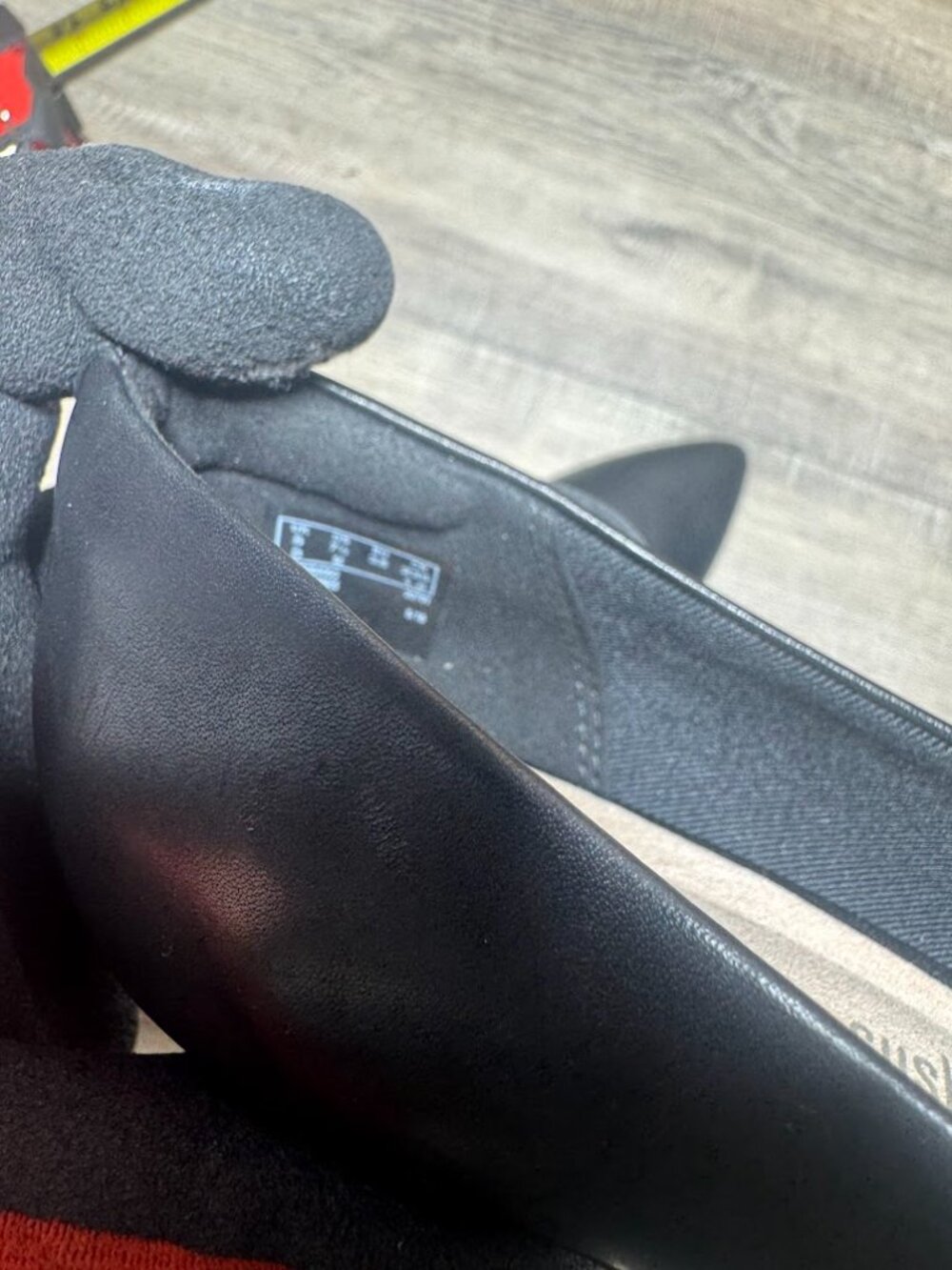 Clarks Linvale Jerica Black Leather Pumps Women's Size 7.5 - Picture 5 of 8